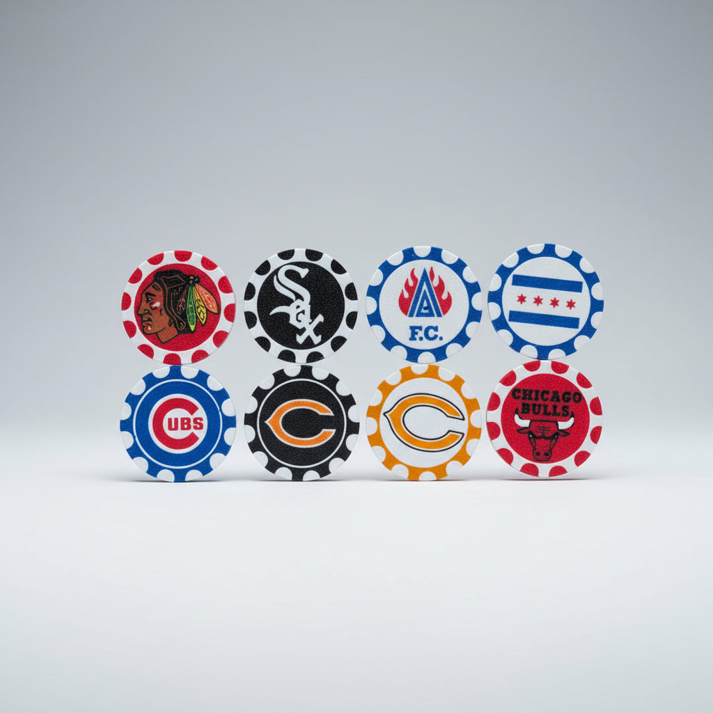 Sports Team Poker Chips/Golf Ball Marker